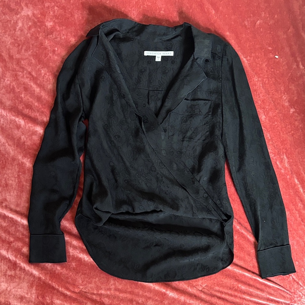 Veronica Beard Black Women's Blouse Size 2